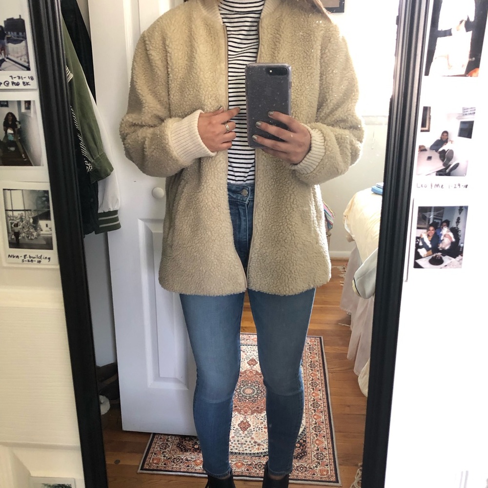 A&F teddy bear bomber